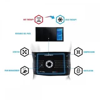 Compex Coldform - Hideg / Meleg Terápiás Kompressziós Rögzítő Hátra Derékra