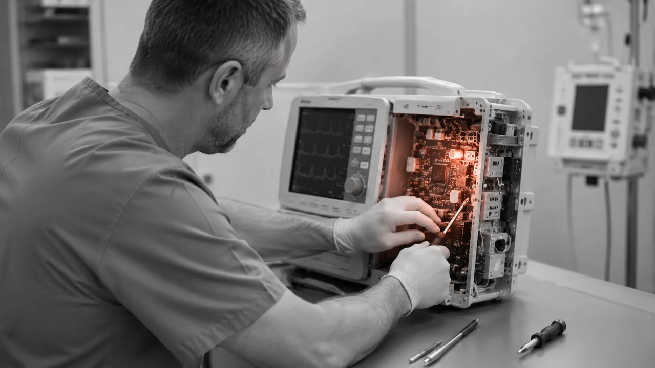Medical device servicing